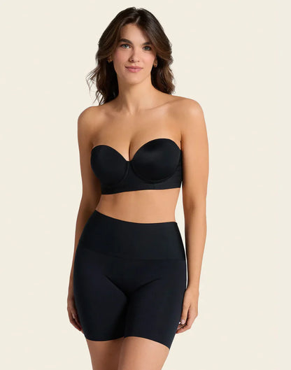 Stay-In-Place Seamless Shaper Short